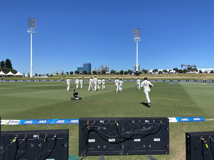 New Zealand are on the ropes in the first of the two test matches.