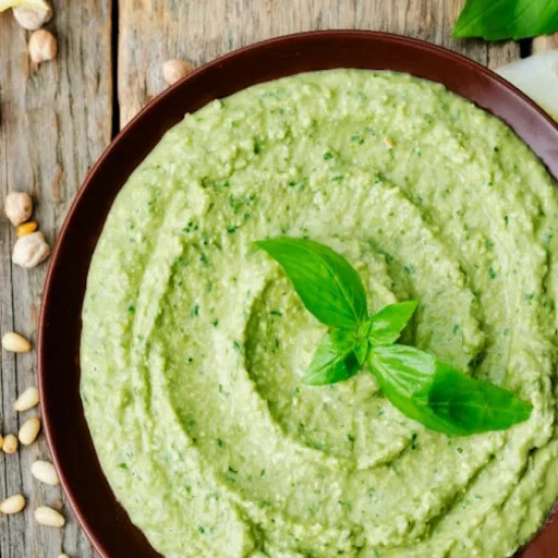 Basil Pesto Hummus (120 Gms)