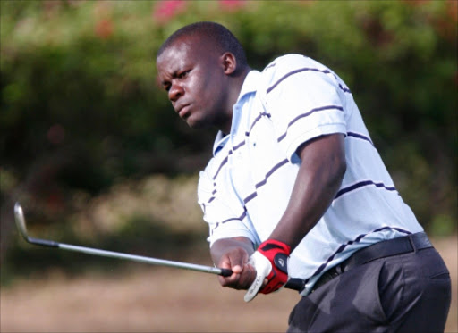 Boniface Simwa in previous action.