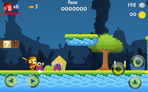 Jungle Master Monkey-Jumping Retro Game