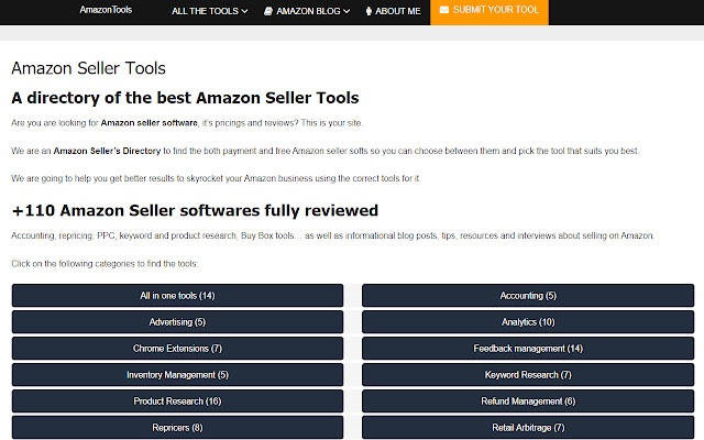 Amazon Seller Tools directory