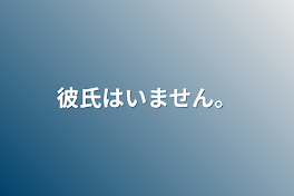 彼氏はいません。