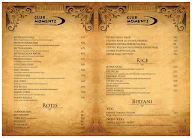 Club Momentz menu 1