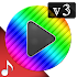 Poweramp v3 skin rainbow1.0.1