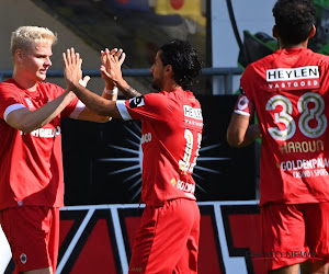 Matchwinnaar Juklerod met de brede smile na de match, Steppe baalt na communicatiefout met zijn muurtje