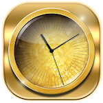 Neon Gold Clock Live Apk