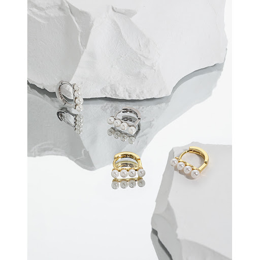 Title 6, Womens S925 Sterling Silver Ear Clip with All-...