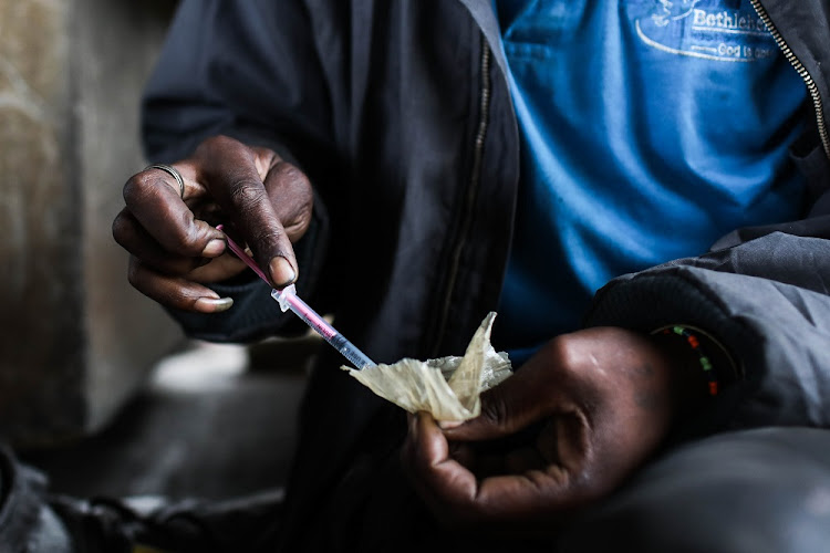 Drugs still feature prominently in daily life under the bridge.