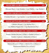 Chickpet Donne Biriyani House menu 3