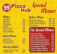 99 Pizza Hub menu 1