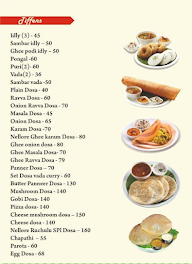 Nellore Ruchulu menu 1