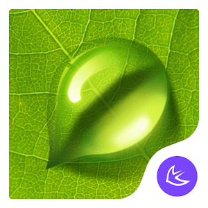 White-APUS Launcher theme logo