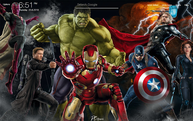 Avengers Wallpapers FullHD New Tab