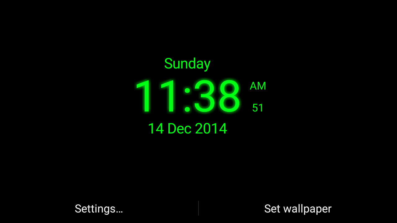 Digital Clock Live Wallpaper - Android Apps on Google Play