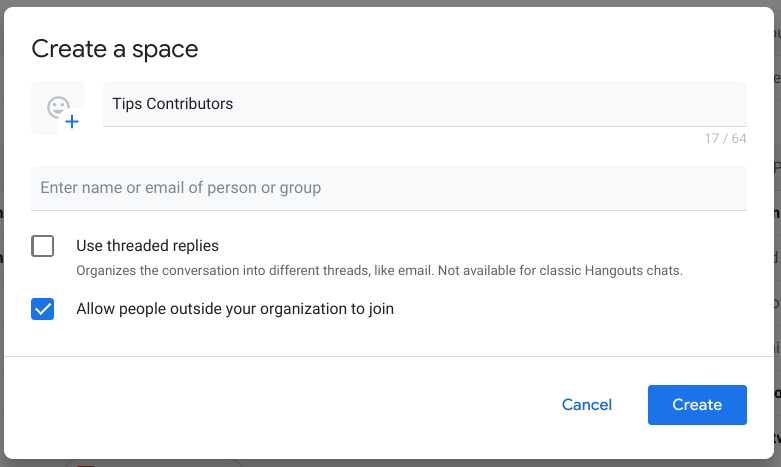 Google Workspace Updates PT: Adicione grupos do Google a espaços no Google  Chat