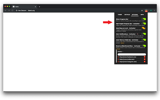 Worktime Progressbar & Timer