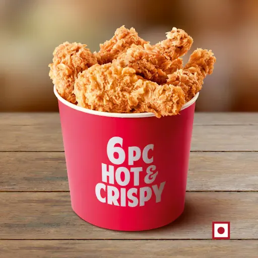 6 Pc Hot & Crispy Chicken