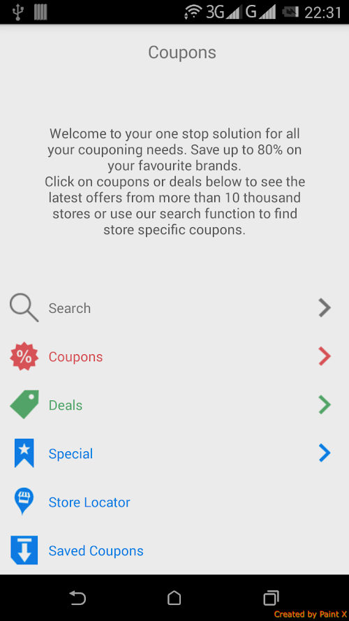 Android application Coupons for Petsmart screenshort