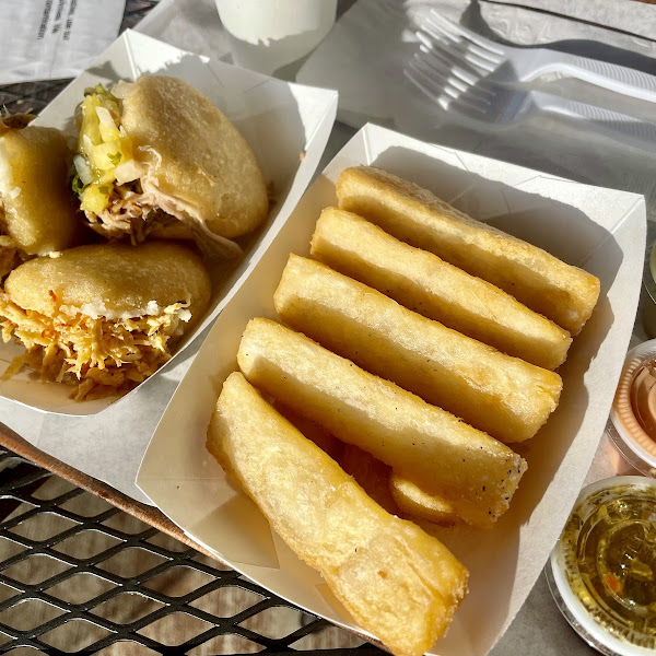 Yuka fries and Arepitas Fritas