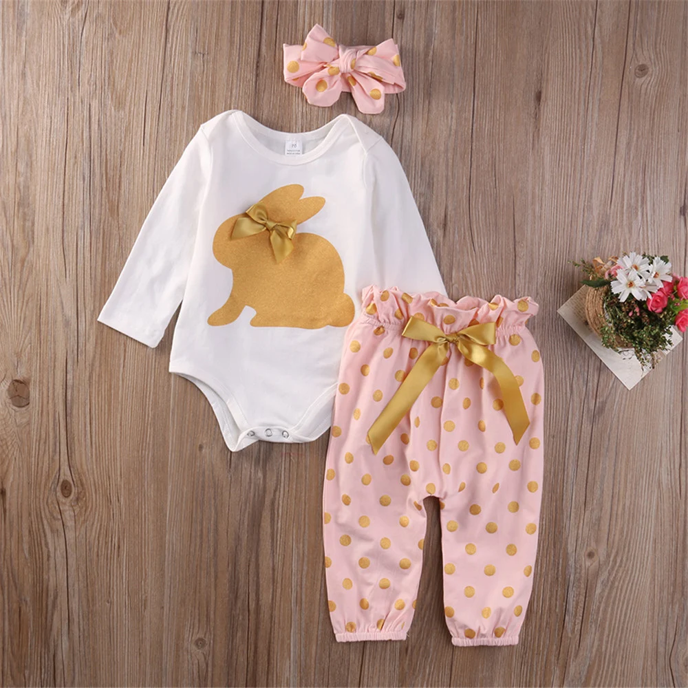 Title 5, Ensemble barboteuse bébé lapin avec pantalon en...
