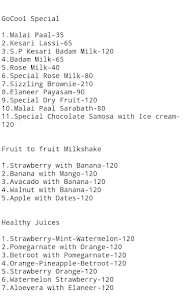 Go Cool Chats And Juice menu 6