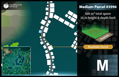 Medium #3996 (M) parcel in Somnium Space