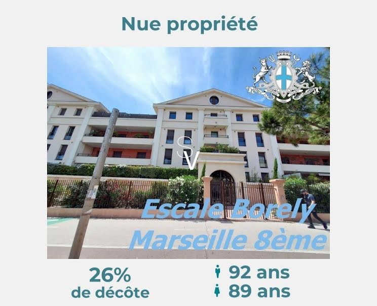 Vente viager 3 pièces 95 m² à Marseille 8ème (13008), 626 800 €