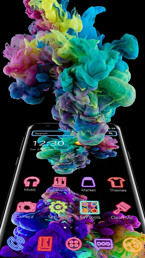 Fancy Color Splash Smoke Theme