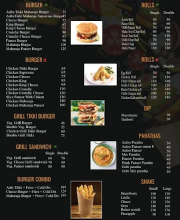 Chatore Cafe menu 