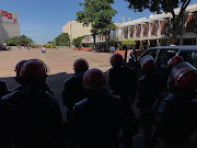 Security was tight at UKZN's Westville campus on Wednesday after protesters set fire to a building and damaged property.