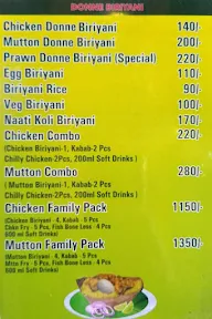 Donne Biryani House menu 1