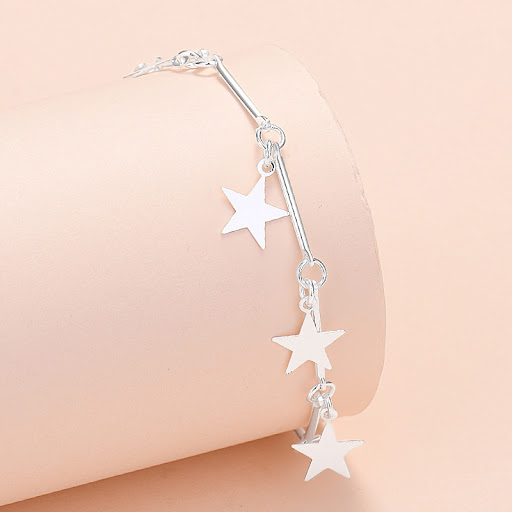 Title 33, Womens Fashion Silver Plated Geometric Bracele...