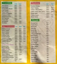 Temptations Restaurant menu 1