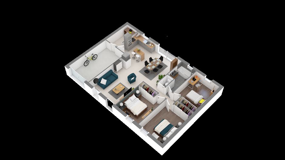 Vente maison neuve 4 pièces 82 m² à Labouheyre (40210), 203 423 €