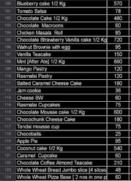 Fantasy Bakery N Patisserie menu 2