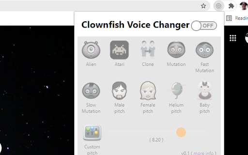 Clownfish Voice Changer for Chrome