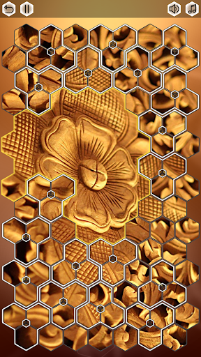 Spin HEX Puzzle - Relaxing Game Beautiful Pictures