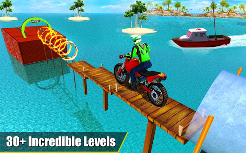 Bicicletas locas en el aire rampas 3d 1.0 APK + Mod (Free purchase) for Android