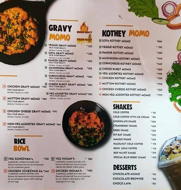 Momo Adda menu 
