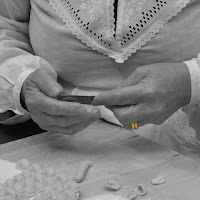 Preparazione delle orecchiette di 