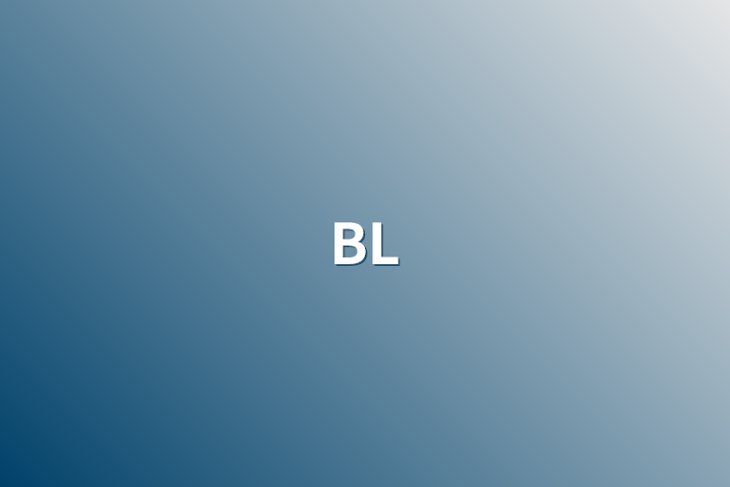 「BL」のメインビジュアル