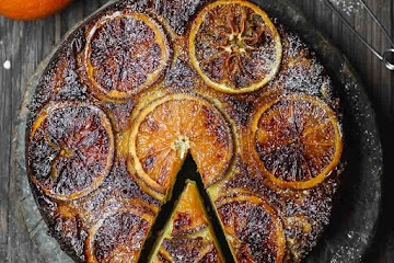 Lighter Orange Ricotta Cake 