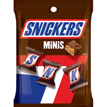 Chocolatina Snickers Mini x 124 gr  