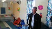 Director, Judgement Gumede, inside the stimulation room for the disabled children at the Takalani Home for the Mentally Handicapped in Diepkloof, Soweto. 