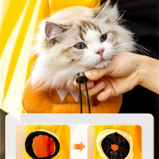 Cat Walking Bag Legs Out Pet Shoulder Bag for Cats Outdoor Travel