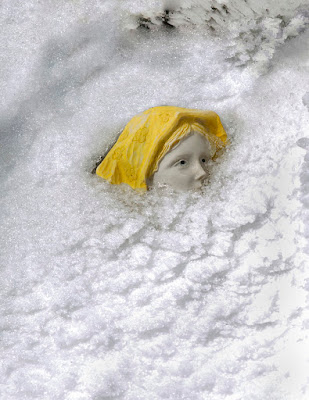 Madonnina sotto la neve di vagero