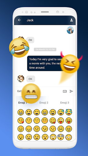 Hologram Neon Keyboard Theme