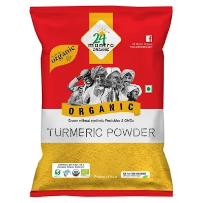 24 Mantra Organic Turmeric Powder 100 Gm