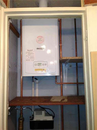 Supply and fit new boiler, not water cylinder etc