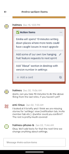 Screenshot Quiet - Team Chat Over Tor